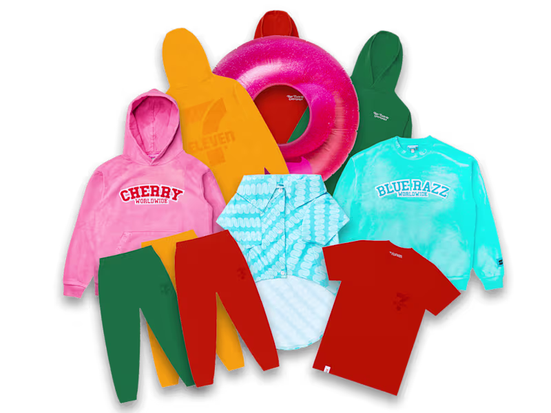 Cover image for 7-Eleven & Slurpee Merch design