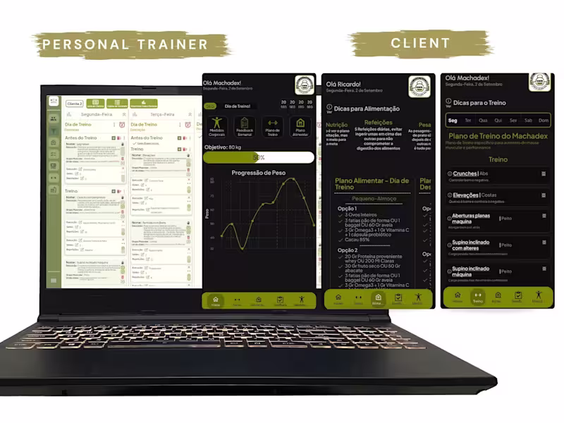 Cover image for Personal Trainer App + CRM