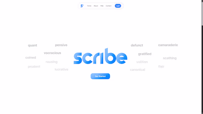 Cover image for Scribe A minimal web app and chrome extension that helps you...