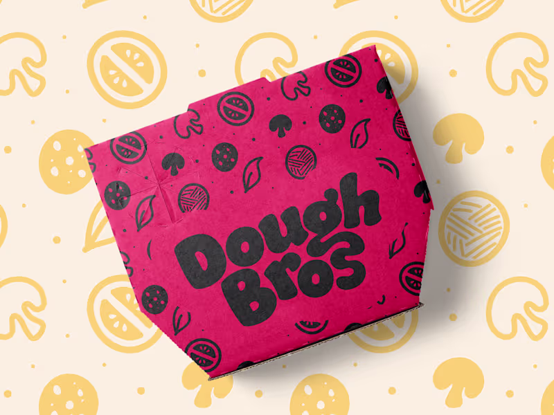 Cover image for Dough Bros Pizza - Brand Identity