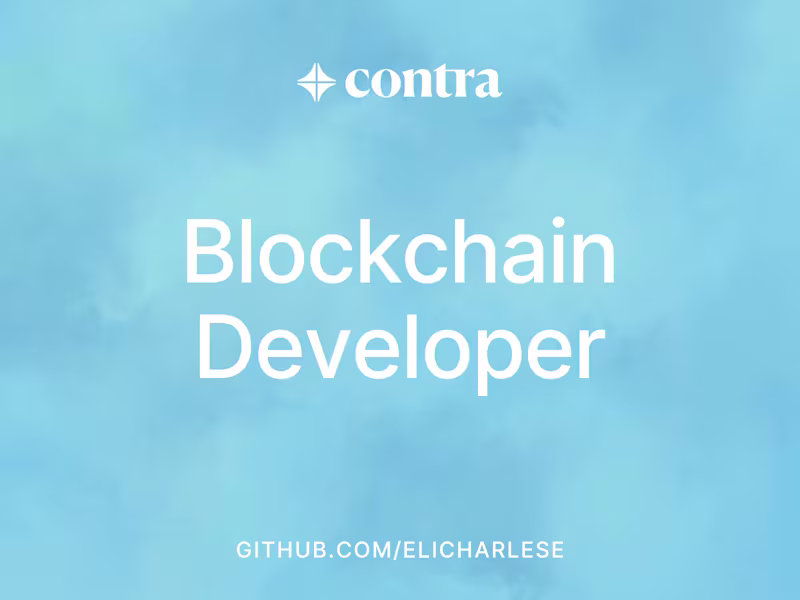 Cover image for Full-Stack Blockchain Development