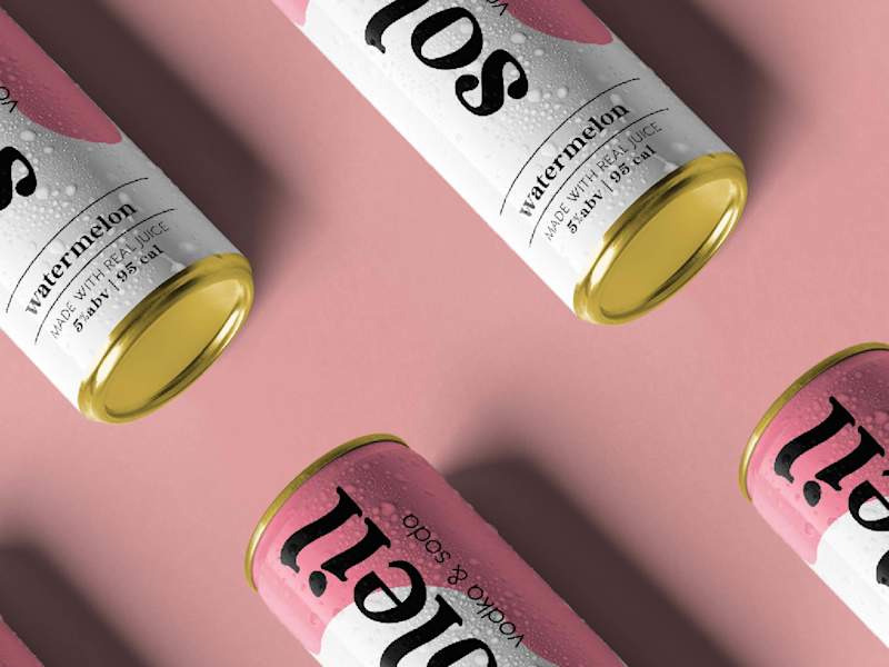 Cover image for Soleil Vodka & Soda| Brand Identity & Product Design