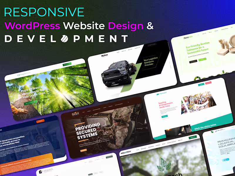 Cover image for You will get Custom WordPress Website Design & Development
