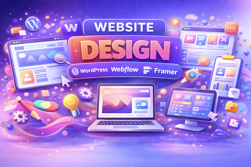 Cover image for Website Design for Worodress, Webflow, framer and Wix