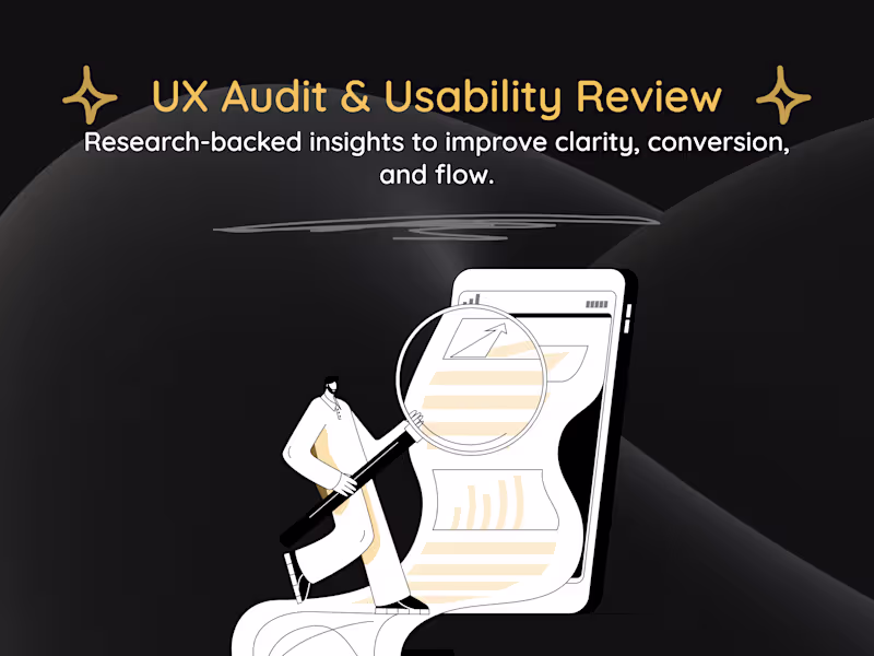 Cover image for UX Audit & Actionable Usability Review