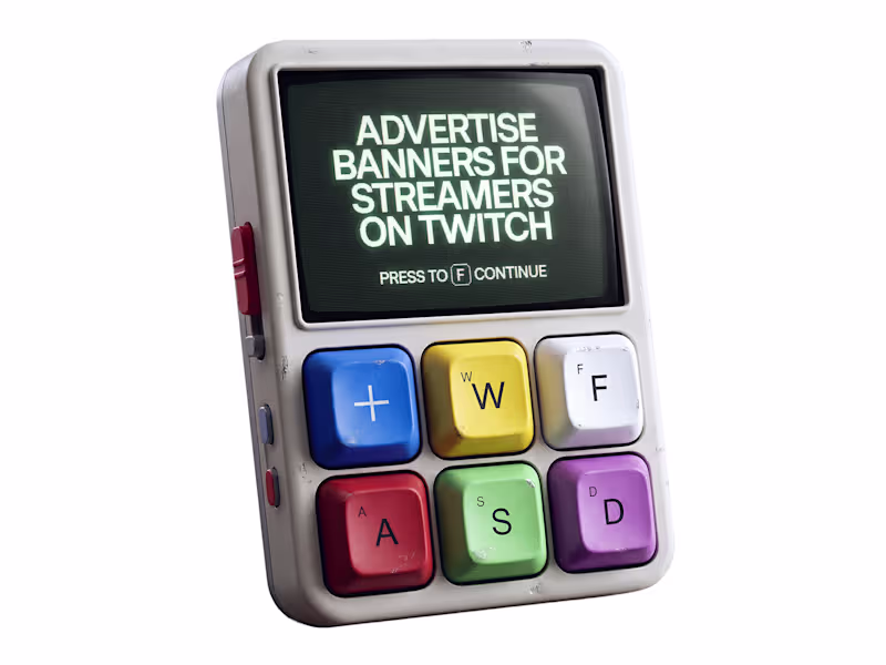 Cover image for Advertise Animations for TWITCH Streamers