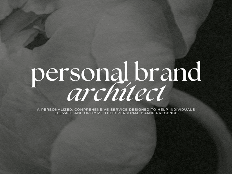 Cover image for Personal Brand Architect