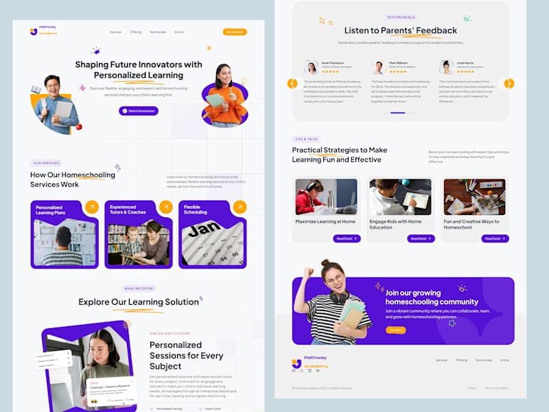 Cover image for Framer Website (Design & Development) for education field