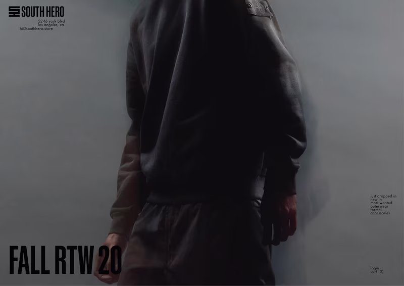 Cover image for SOUTH HERO, brand identity