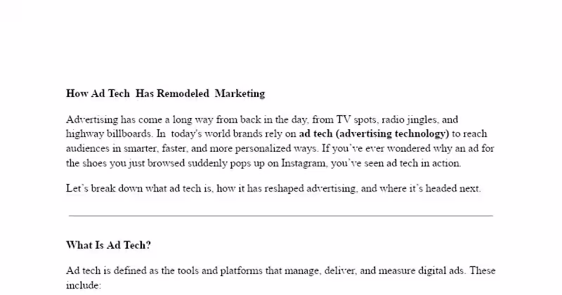 Cover image for The Evolution and Future of Advertising Technology