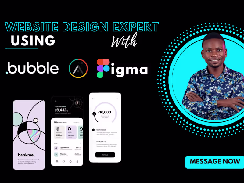 Cover image for Bubble.io Developer - MVP, Marketplace, Website, Saas