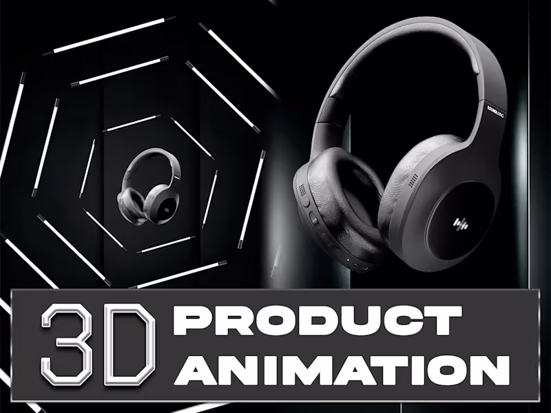 Cover image for 3D product animations and renders