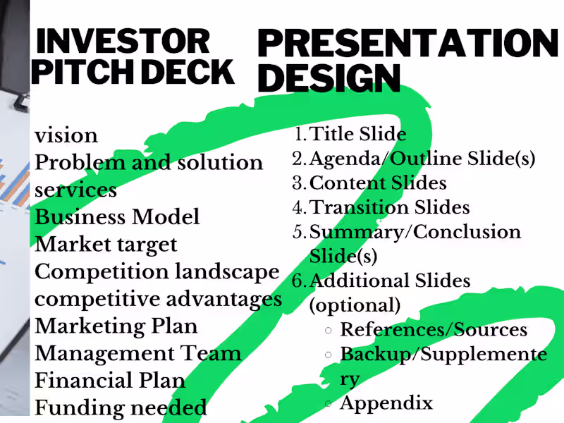 Cover image for Professional Presentation Design| Investor pitch deck|pitch deck
