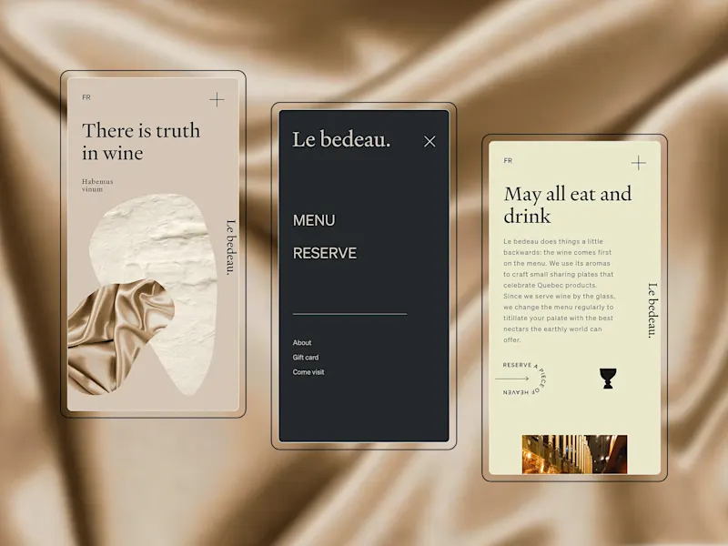 Cover image for LE BEDEAU | Web design