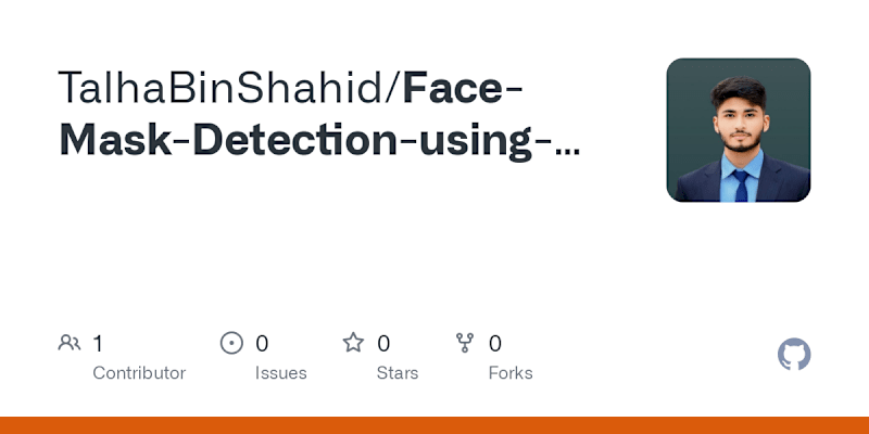 Cover image for Face Mask Detection using CNN