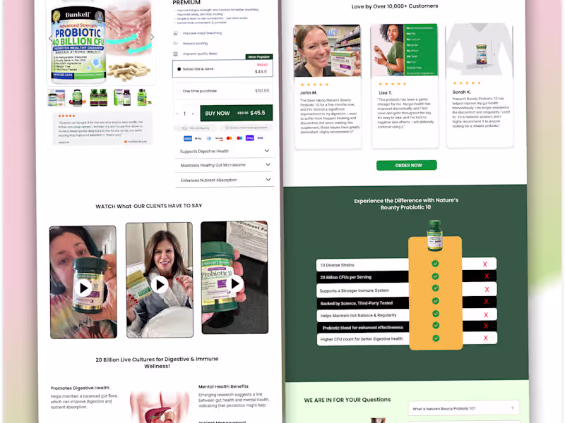 Cover image for Landing page design