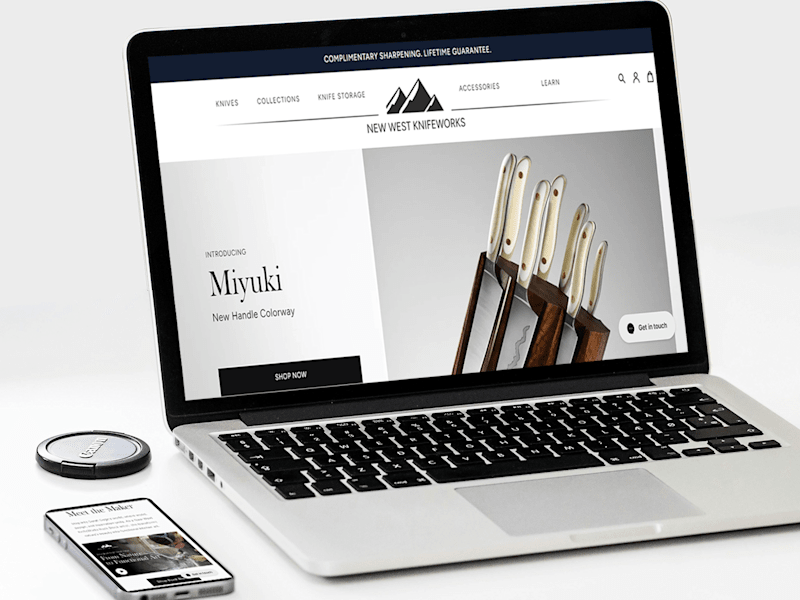 Cover image for Black Friday Sale Landing Page for New West KnifeWorks