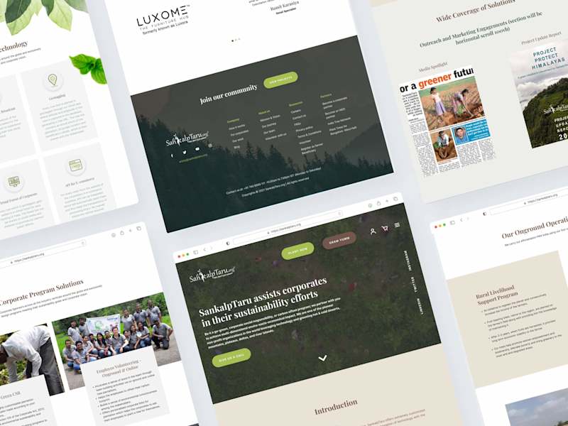 Cover image for Sankalp Taru Website design Case Study