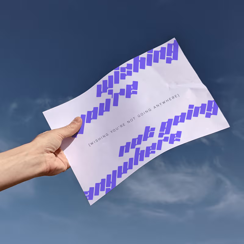 Cover image for WYNGA (wishing you're not going anywhere)