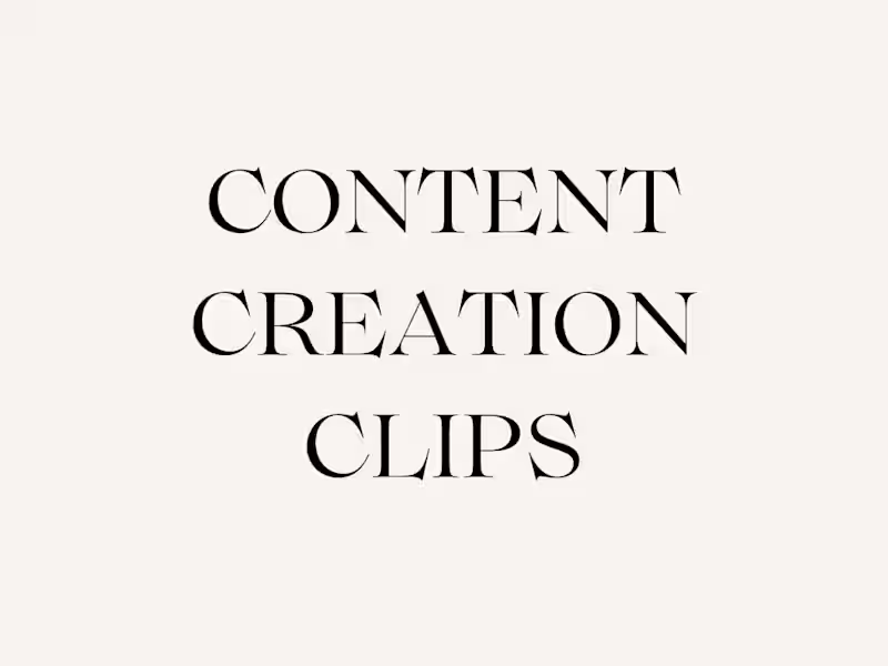 Cover image for Content Creation