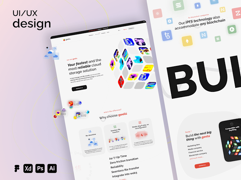 Cover image for Clean and Balanced Website Design + Mobile Responsive.
