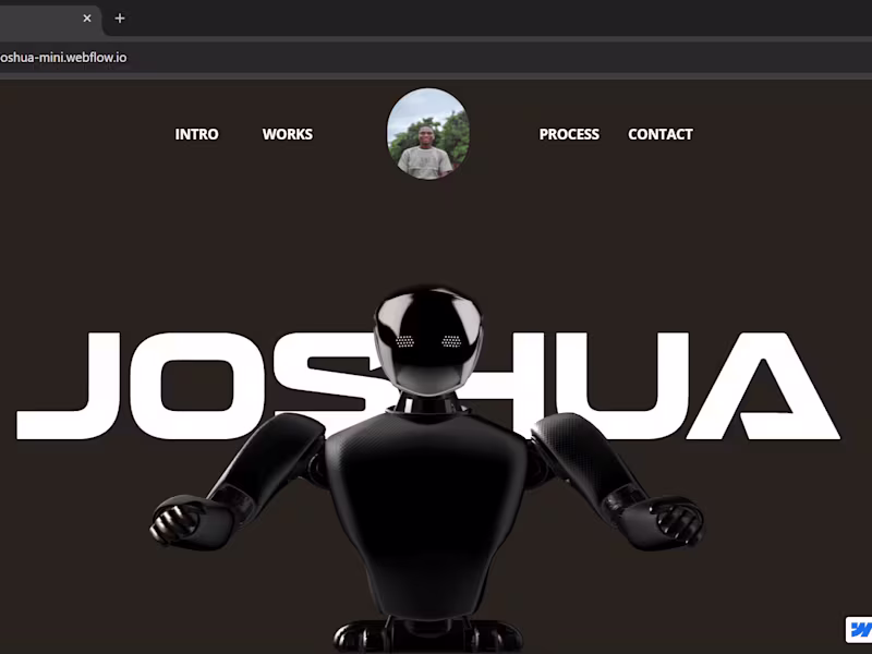 Cover image for Interactive 3d website in Webflow with GSAP Animation