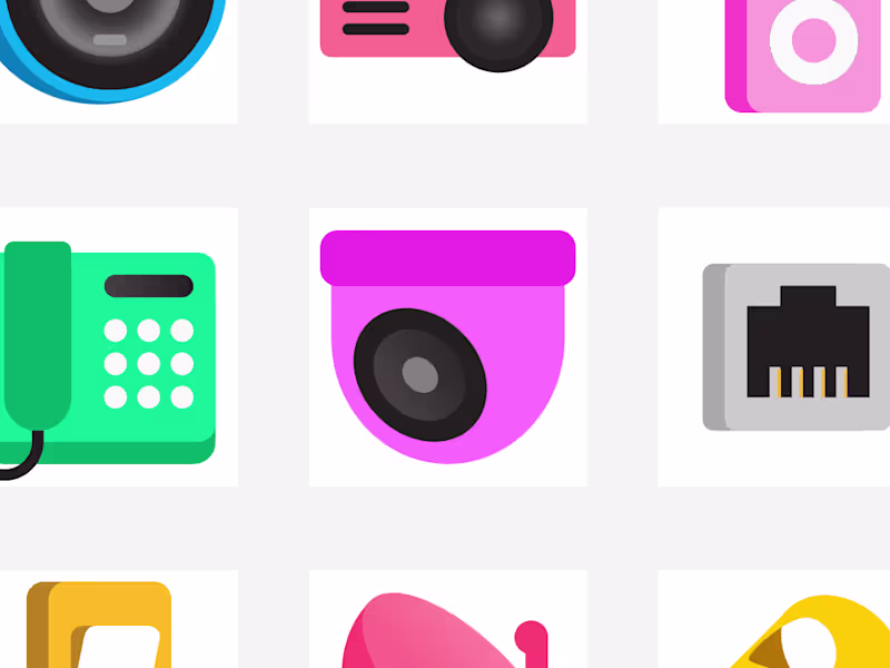 Cover image for Custom icon system design (~100 icons)