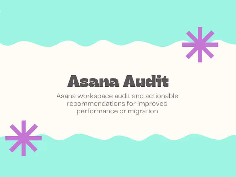 Cover image for Asana Workspace Audit