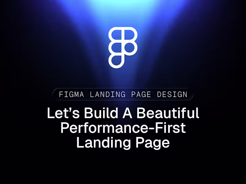 Cover image for Figma Website Design