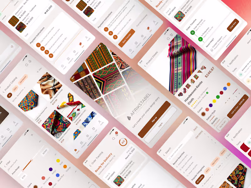 Cover image for Scaling Afrikstabel: UI/UX Design for Global E-commerce Business