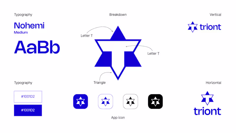 Cover image for New mark for Triont - a spark in motion, a symbol of clarity...