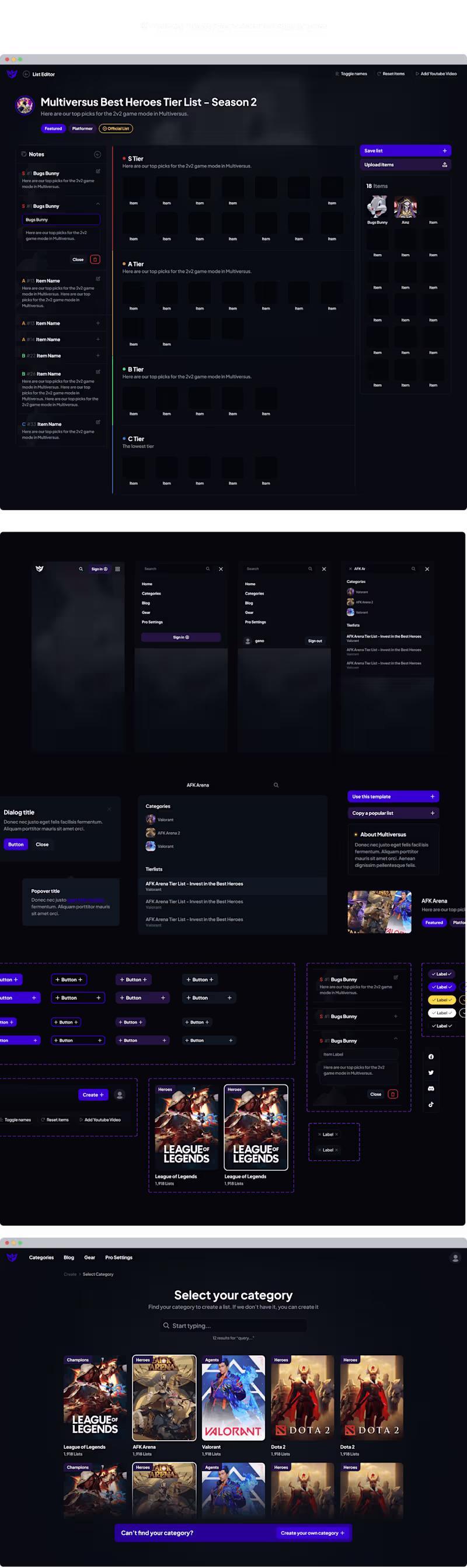 Cover image for Tierlist