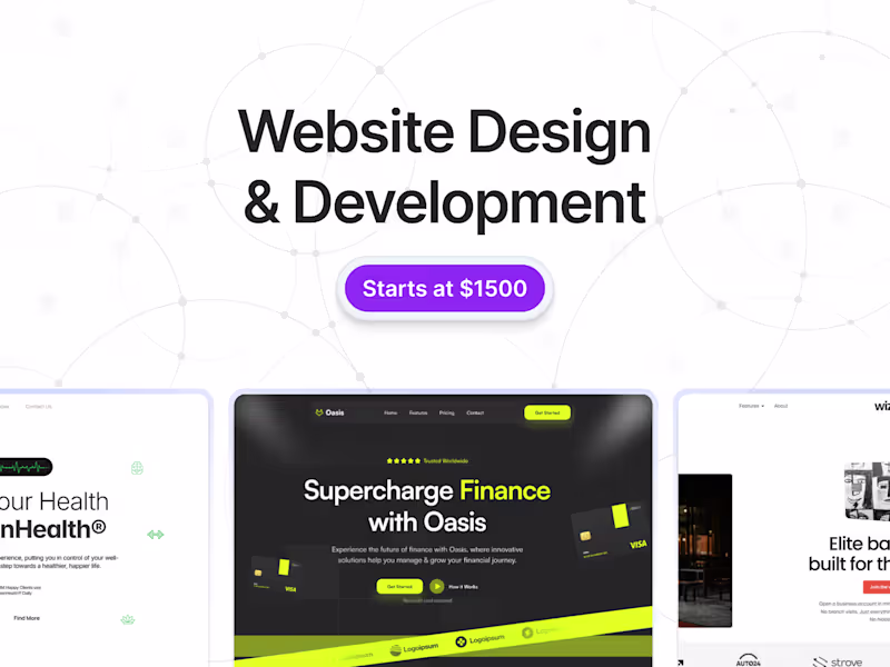 Cover image for Multi-Page Website Design and Development