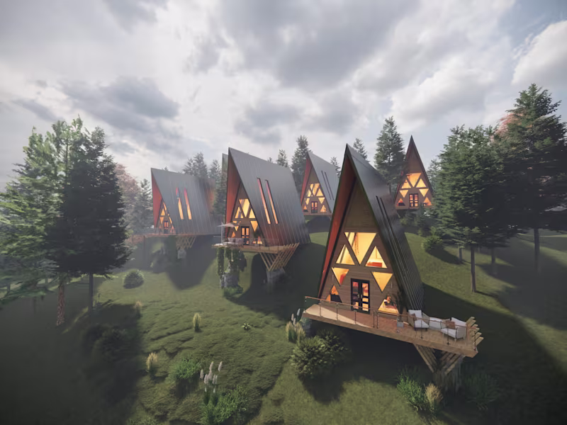 Cover image for A frame Chalet