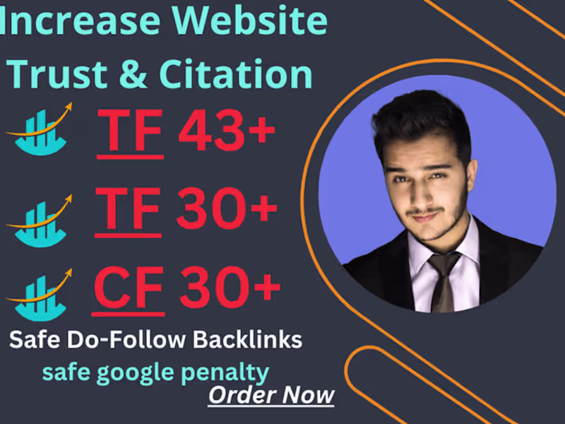 Cover image for Increase trust flow of your website tf upto 40+