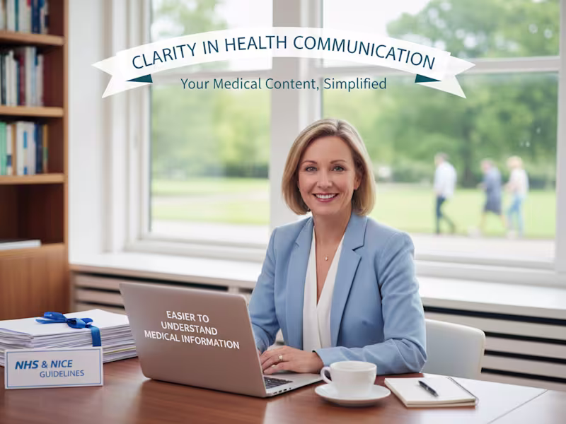 Cover image for Plain-English Rewrite for Medical & Healthcare Content