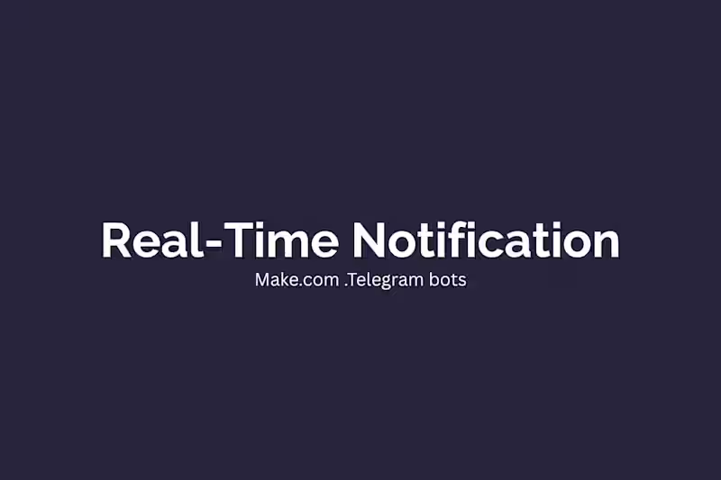 Cover image for Real-Time Notification System