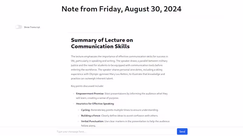 Cover image for AI-Powered Note Taker