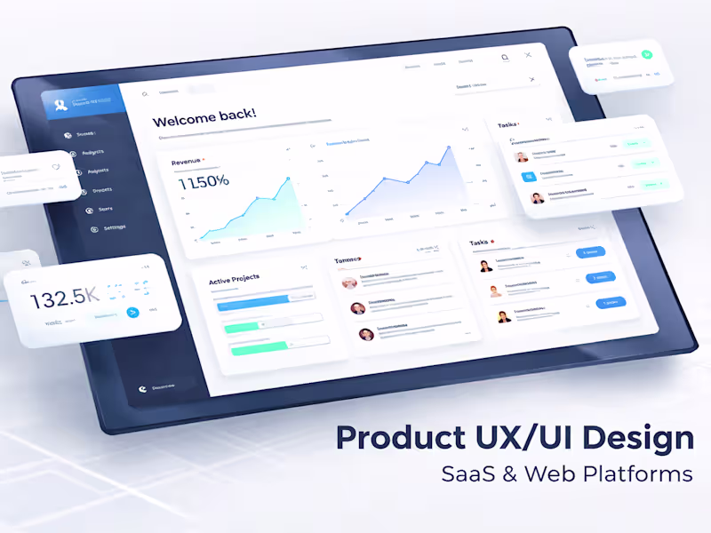 Cover image for Product UX/UI Design for SaaS & Web Platforms