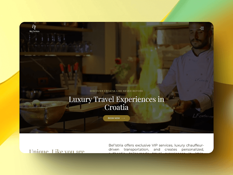 Cover image for Wix Studio Re-Design for Bel'Istria