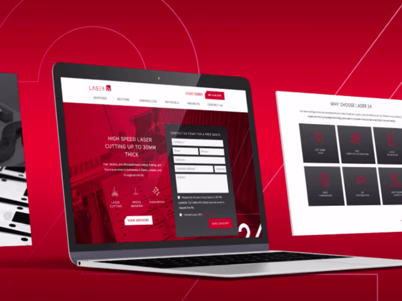 Cover image for A STRONG AND EASY TO NAVIGATE HOME PAGE