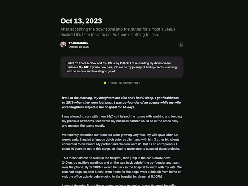 Cover image for 0 > 10k