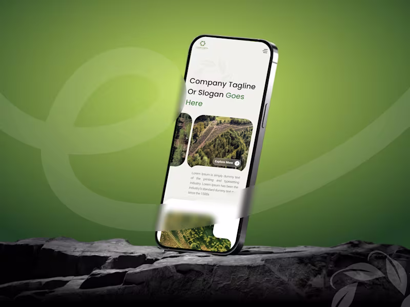 Cover image for Clean Earth Website UI Design