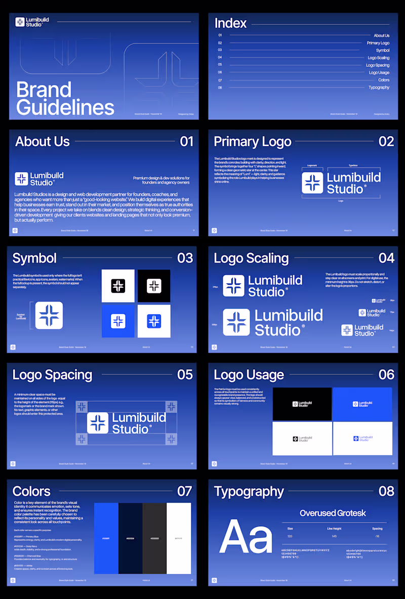 Cover image for Branding Guidelines For Lumibuild