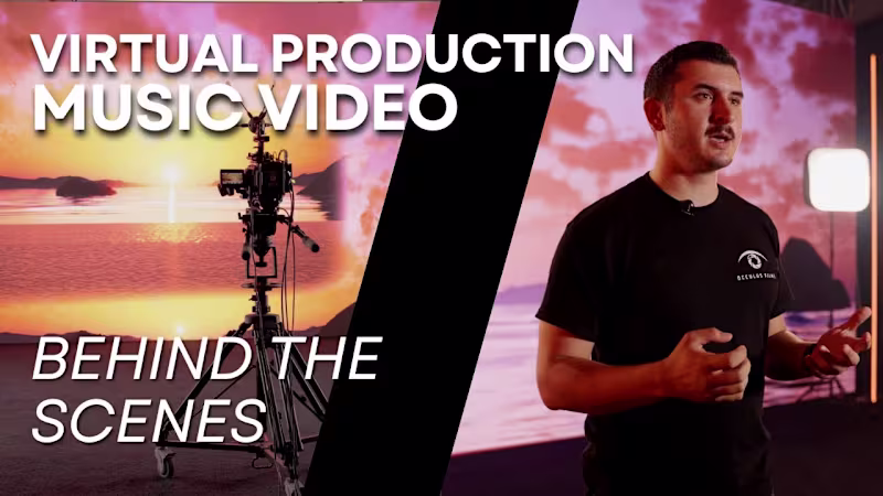Cover image for Virtual Production & Unreal Engine Music Video | Behind the Sce…
