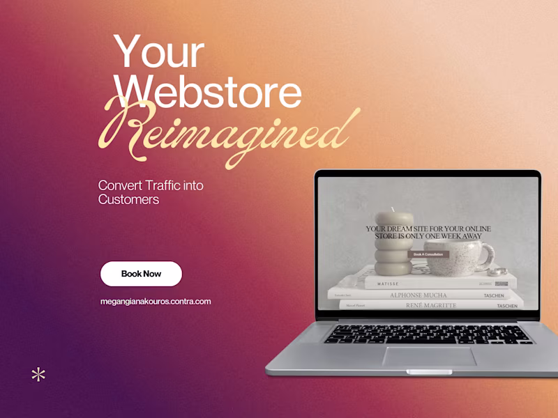 Cover image for E-Commerce Webstore with Framer and Shopify