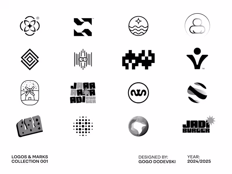 Cover image for Logos and Marks Collection 001