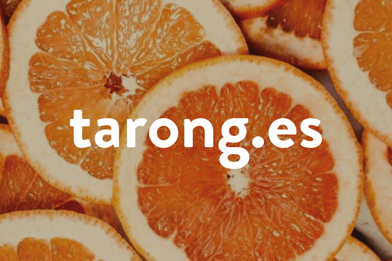 Cover image for tarong.es | Brand Design