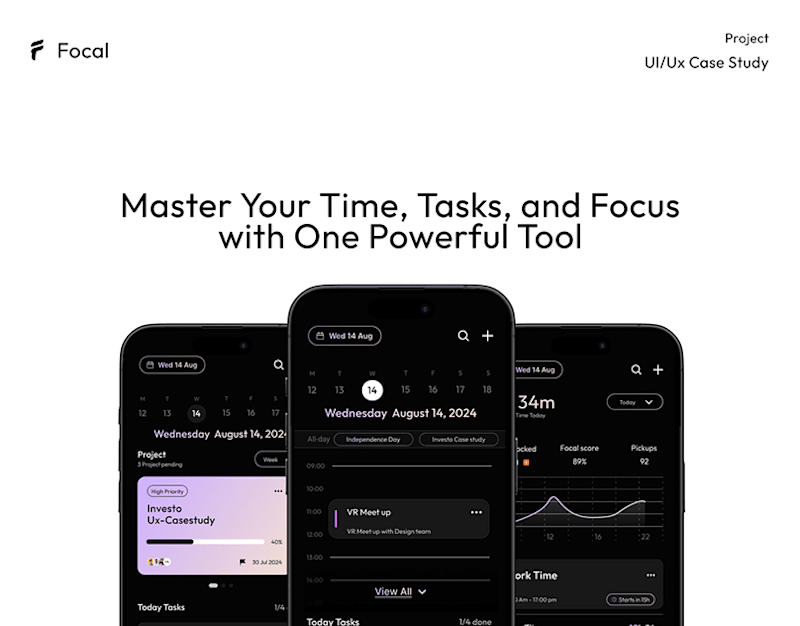 Cover image for Focal - Ux Casestudy