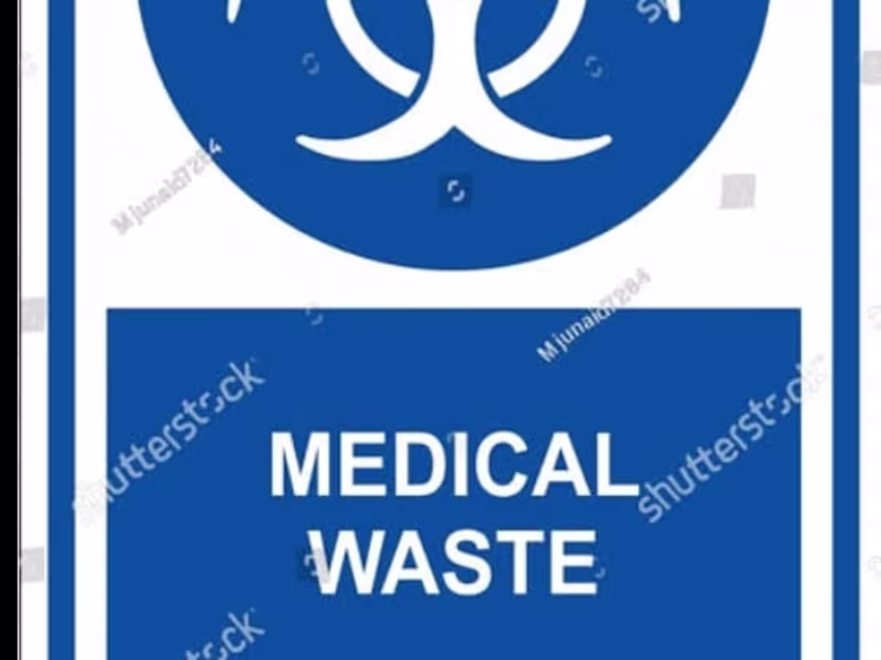 Cover image for Health care waste